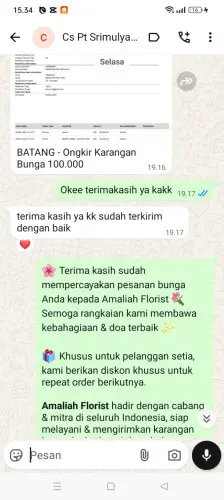 Testimonial Papan Bunga polonia
